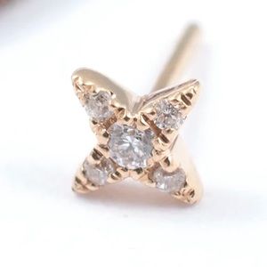Modern Mood 14k yellow gold “Nina” threadless end